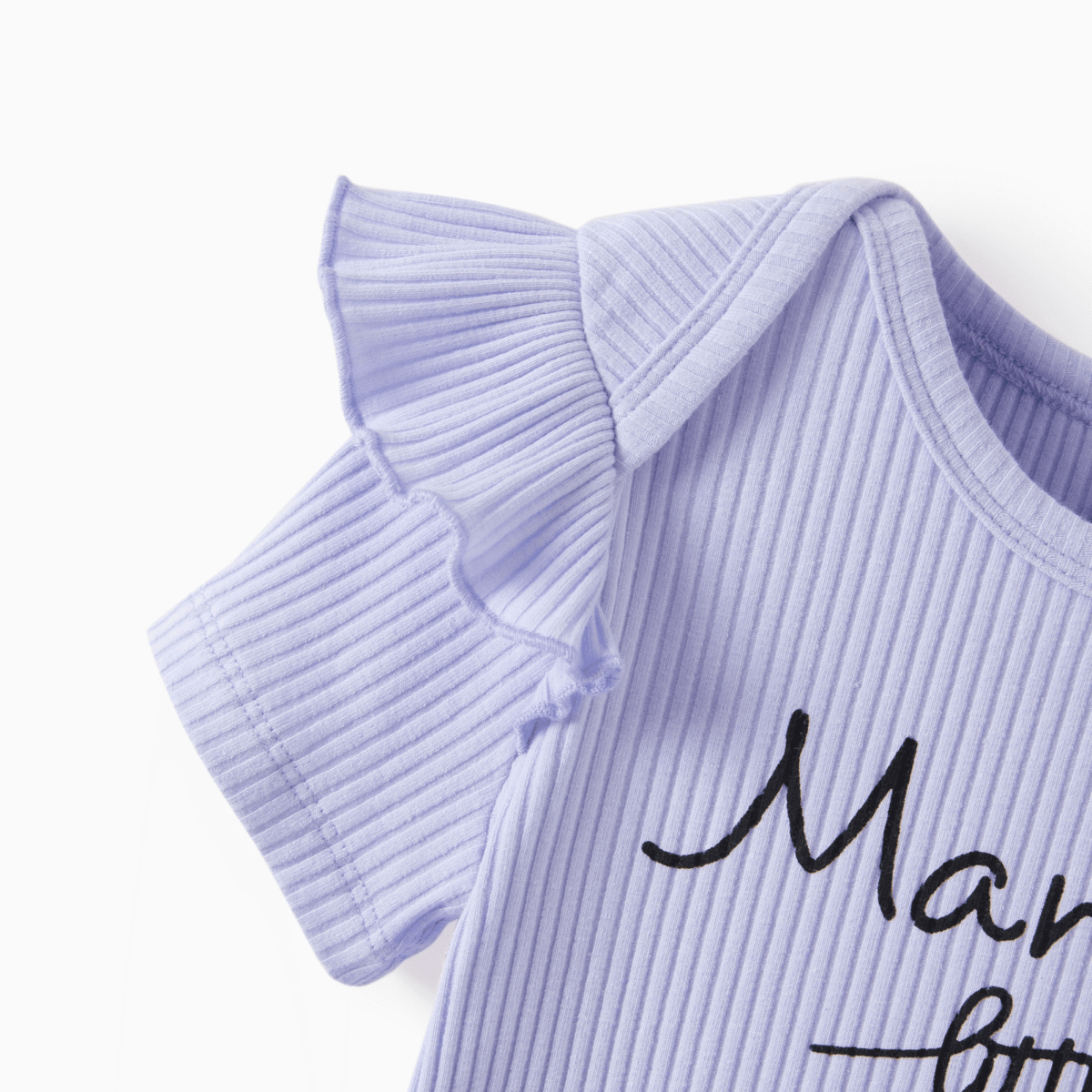 PatPat Baby Girl Outfits Violet Summer Bodysuits Baby Clothes for Girls with Baby Headbands 3-6 Months