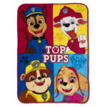 Paw Patrol 5-Piece Toddler Bedding Set & Blanket, Blue, Unisex