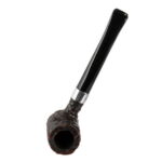 Peterson Donegal Rocky - Handmade Irish Pipe, Hand Crafted Wood Pipe, Polished Rustic Briar With Textured Finish, Collectible Briar Pipe Made in Ireland, Rusticated (701)