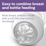 Philips Avent Natural Baby Bottle with Natural Response Nipple, Pink, 4oz,3pk, SCY900/13