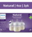 Philips Avent Natural Baby Bottle with Natural Response Nipple (Slow Flow, Flow 2), 4oz, 3-Pack, SCY900/93