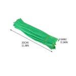 Pipe Cleaners Set | 100-Pack Candy Color Chenille Stems | 12 Inch x 6mm Flexible Craft Supplies | Soft Fiber for DIY Arts | Twisting, Shaping, Decoration | Pipe Cleaning...