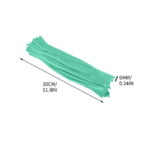 Pipe Cleaners Set | 100-Pack Candy Color Chenille Stems | 12 Inch x 6mm Flexible Craft Supplies | Soft Fiber for DIY Arts | Twisting, Shaping, Decoration | Pipe Cleaning...
