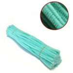 Pipe Cleaners Set | 100-Pack Candy Color Chenille Stems | 12 Inch x 6mm Flexible Craft Supplies | Soft Fiber for DIY Arts | Twisting, Shaping, Decoration | Pipe Cleaning...