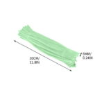 Pipe Cleaners Set | 100-Pack Candy Color Chenille Stems | 12 Inch x 6mm Flexible Craft Supplies | Soft Fiber for DIY Arts | Twisting, Shaping, Decoration | Pipe Cleaning...