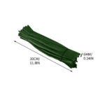 Pipe Cleaners Set | 100-Pack Candy Color Chenille Stems | 12 Inch x 6mm Flexible Craft Supplies | Soft Fiber for DIY Arts | Twisting, Shaping, Decoration | Pipe Cleaning...