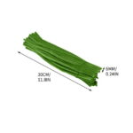 Pipe Cleaners Set | 100-Pack Candy Color Chenille Stems | 12 Inch x 6mm Flexible Craft Supplies | Soft Fiber for DIY Arts | Twisting, Shaping, Decoration | Pipe Cleaning...