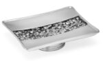 Popular Bath Sinatra Silver Collection - Bathroom Sink Soap Dish