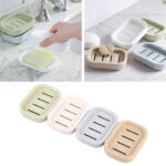 Portable Bathroom Shower Travel Soap Box Dish Plate Case Container Holders