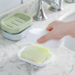 Portable Bathroom Shower Travel Soap Box Dish Plate Case Container Holders