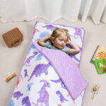 Primlect Nap Mat, 55" x 22" x 2", Thickened Sleeping Bags with Removable Pillow, for Daycare