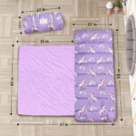 Primlect Nap Mat, 55" x 22" x 2", Thickened Sleeping Bags with Removable Pillow, for Daycare