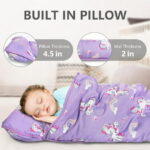 Primlect Nap Mat, 55" x 22" x 2", Thickened Sleeping Bags with Removable Pillow, for Daycare