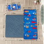 Primlect Nap Mat, 55" x 22" x 2", Thickened Sleeping Bags with Removable Pillow, for Daycare