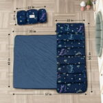 Primlect Nap Mat, 55" x 22" x 2", Thickened Sleeping Bags with Removable Pillow, for Daycare