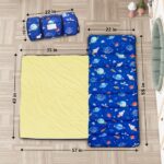 Primlect Nap Mat, 55" x 22" x 2", Thickened Sleeping Bags with Removable Pillow, for Daycare
