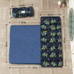Primlect Nap Mat, 55" x 22" x 2", Thickened Sleeping Bags with Removable Pillow, for Daycare