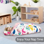Primlect Nap Mat, 55" x 22" x 2", Thickened Sleeping Bags with Removable Pillow, for Daycare