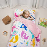 Primlect Nap Mat, 55" x 22" x 2", Thickened Sleeping Bags with Removable Pillow, for Daycare