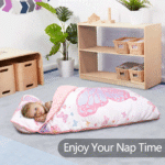 Primlect Nap Mat, 55" x 22" x 2", Thickened Sleeping Bags with Removable Pillow, for Daycare