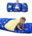 Primlect Nap Mat, 55" x 22" x 2", Thickened Sleeping Bags with Removable Pillow, for Daycare