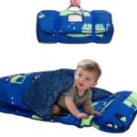Primlect Nap Mat, 55" x 22" x 2", Thickened Sleeping Bags with Removable Pillow, for Daycare