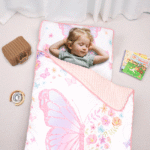 Primlect Nap Mat, 55" x 22" x 2", Thickened Sleeping Bags with Removable Pillow, for Daycare