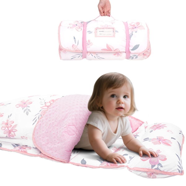 Primlect Nap Mat, 55" x 22" x 2", Thickened Sleeping Bags with Removable Pillow, for Daycare