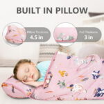 Primlect Nap Mat, 55" x 22" x 2", Thickened Sleeping Bags with Removable Pillow, for Daycare