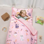 Primlect Nap Mat, 55" x 22" x 2", Thickened Sleeping Bags with Removable Pillow, for Daycare