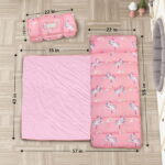 Primlect Nap Mat, 55" x 22" x 2", Thickened Sleeping Bags with Removable Pillow, for Daycare