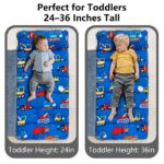 Primlect Nap Mat for Toddlers Aged 1–3, 45" x 22" , Cozy Sleeping Bags with Removable Pillow, for Daycare