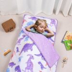 Primlect Nap Mat for Toddlers Aged 1–3, 45" x 22" , Cozy Sleeping Bags with Removable Pillow, for Daycare