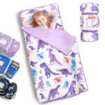 Primlect Nap Mat for Toddlers Aged 1–3, 45" x 22" , Cozy Sleeping Bags with Removable Pillow, for Daycare