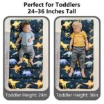 Primlect Nap Mat for Toddlers Aged 1–3, 45" x 22" , Cozy Sleeping Bags with Removable Pillow, for Daycare