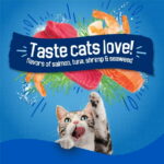 Purina Friskies Dry Cat Food Seafood Sensations With Salmon, Tuna, and Shrimp Flavors, 30 lb Bag