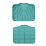 Qocolhg 2 Pack Self Draining Silicone Soap Dish for Shower, Bar Soap Holder with Drain Soap Tray for Bathroom Kitchen Bathtub, Easy to Clean, Keep Soap Dry, Extend Soap Life...