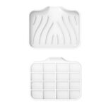 Qocolhg 2 Pack Self Draining Silicone Soap Dish for Shower, Bar Soap Holder with Drain Soap Tray for Bathroom Kitchen Bathtub, Easy to Clean, Keep Soap Dry, Extend Soap Life...