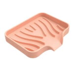 Qocolhg 2 Pack Self Draining Silicone Soap Dish for Shower, Bar Soap Holder with Drain Soap Tray for Bathroom Kitchen Bathtub, Easy to Clean, Keep Soap Dry, Extend Soap Life...
