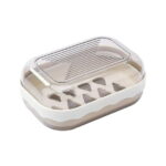 Qocolhg Leakproof Soap Holder 1 Pack, Travel Soap Container with Lid, Travel Size Toiletries, Portable Bar Soap Holder, Soap Box, Soap Dish for Traveling, Camping, Gym,...