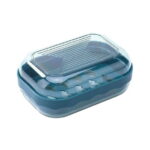 Qocolhg Leakproof Soap Holder 1 Pack, Travel Soap Container with Lid, Travel Size Toiletries, Portable Bar Soap Holder, Soap Box, Soap Dish for Traveling, Camping, Gym,...