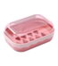 Qocolhg Leakproof Soap Holder 1 Pack, Travel Soap Container with Lid, Travel Size Toiletries, Portable Bar Soap Holder, Soap Box, Soap Dish for Traveling, Camping, Gym,...