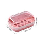 Qocolhg Leakproof Soap Holder 1 Pack, Travel Soap Container with Lid, Travel Size Toiletries, Portable Bar Soap Holder, Soap Box, Soap Dish for Traveling, Camping, Gym,...