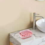 Qocolhg Leakproof Soap Holder 1 Pack, Travel Soap Container with Lid, Travel Size Toiletries, Portable Bar Soap Holder, Soap Box, Soap Dish for Traveling, Camping, Gym,...