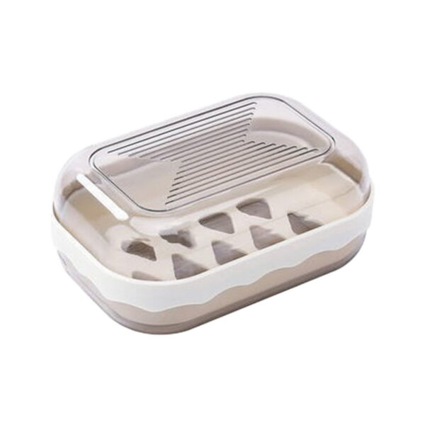Qocolhg Leakproof Soap Holder 1 Pack, Travel Soap Container with Lid, Travel Size Toiletries, Portable Bar Soap Holder, Soap Box, Soap Dish for Traveling, Camping, Gym,...