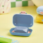 Qocolhg Leakproof Soap Holder 1 Pack, Travel Soap Container with Lid, Travel Size Toiletries, Portable Bar Soap Holder, Soap Box, Soap Dish for Traveling, Camping, Gym,...