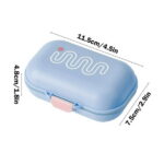 Qocolhg Leakproof Soap Holder 1 Pack, Travel Soap Container with Lid, Travel Size Toiletries, Portable Bar Soap Holder, Soap Box, Soap Dish for Traveling, Camping, Gym,...