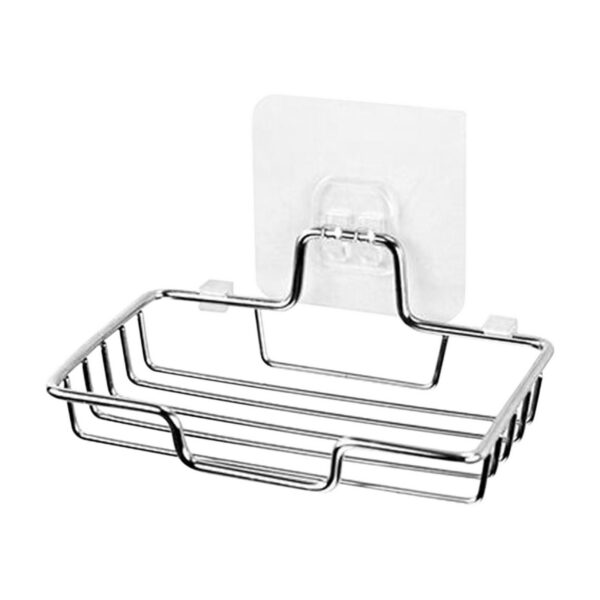 Qocolhg Soap Dish Holder for Shower Suction Cup Wall Mounted Self Draining NO-Drilling Removable Bar Soap Sponge Holder for Bathroom Bathtub Kitchen Sink Waterproof Strong...