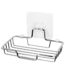 Qocolhg Soap Dish Holder for Shower Suction Cup Wall Mounted Self Draining NO-Drilling Removable Bar Soap Sponge Holder for Bathroom Bathtub Kitchen Sink Waterproof Strong...