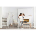 Regalo Super Wide Baby Gate, Features Play Yard Option, White, 144", Age Group 6-24 Months